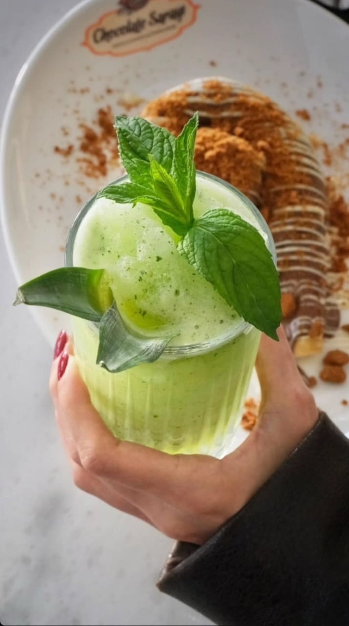 Fresh mint signature drink