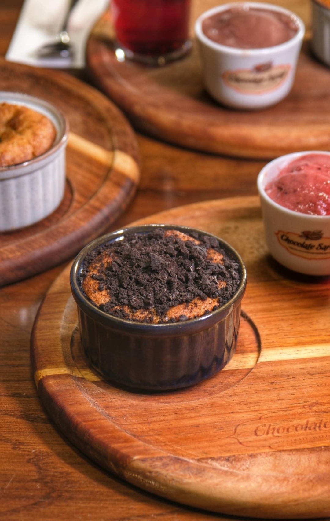 Baked ramekin desserts