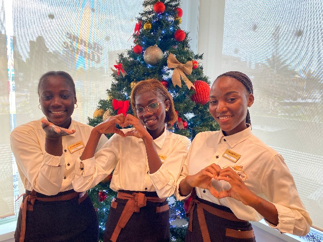 Chocolate Sarayı team during the festive season